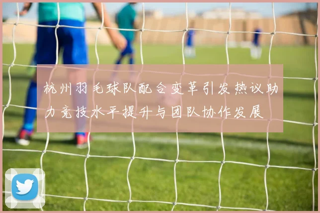 杭州羽毛球队配合变革引发热议助力竞技水平提升与团队协作发展